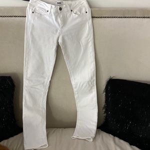 White skinny jean